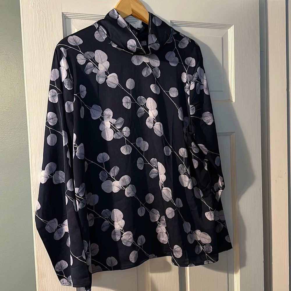 Banana Republic Mock Neck Blouse